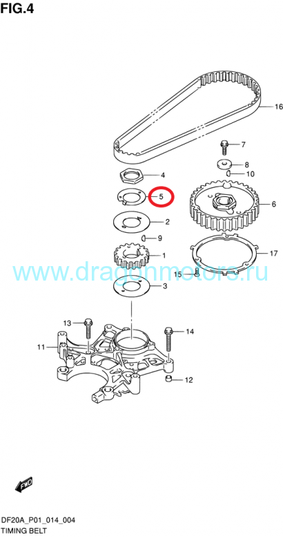 WASHER,PULLEY NUT LOCK, Suzuki 12638-89L00-000
