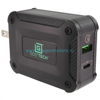 RAM-GDS-CHARGE-USBC2W Сетевое зарядное устройство GDS премиум USB-C и USB-A, Вых, 48 Вт, макс, 6 А
