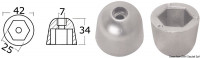 Osculati 43.070.24 - Zinc spare anode orig. ref. 101180