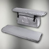 Комплект накладок лодочных 85x24x4 ПВХ (Серый)