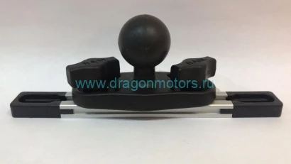 RAM-247U-25NHU-TRA1 Шар RAM T-Bolt 38 мм (1,5") с двумя барашковыми гайками для крепления на Т-салазки