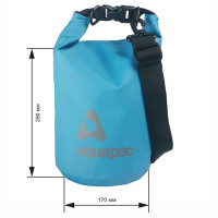 Водонепроницаемый гермомешок (с плечевым ремнем) Aquapac 732 - TrailProof™ Drybag – 7L with shoulder strap (Cool Blue)