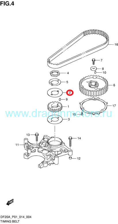 Упорная шайба Suzuki 12635-89L00-000