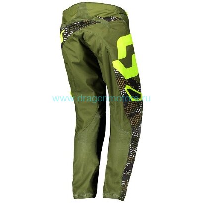 Мотоштаны мужские SCOTT 350 Race - green/yellow