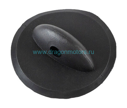 Крепление леера для лодки, круглое, сквозное отверстие 11 мм, черное