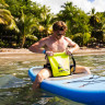 Водонепроницаемый гермомешок (с плечевым ремнем) Aquapac 733 - TrailProof™ Drybag – 15L with shoulder strap (Acid Green)