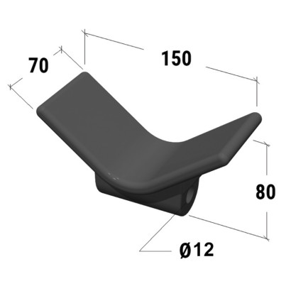 Упор подкильный C11303В