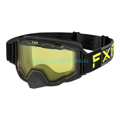 Очки FXR Maverick без подогрева Black/Char/HiVis