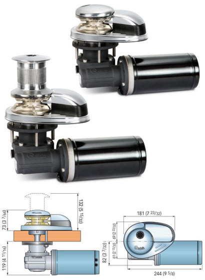 Якорная лебедка «Prince DP1», 300 Вт, 12 В, цепь 6 мм (10252526)