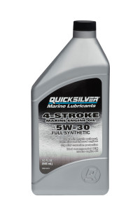 Моторное масло синтетическое 5W30 QUICKSILVER Full Synthetic для ПЛМ 1л