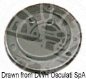 Osculati 03.150.78 - Bellow with ring nut for remote control cables
