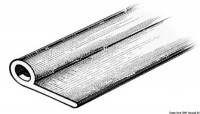 Osculati 66.025.02 - Профиль 2x34.1x13.5мм серый (24 м.)