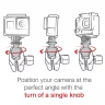 RAM-B-149Z-A-GOP1U крепление RAM камер GoPro на руль или трубу 13-32 мм, муфта 60 мм, шары 25 мм(1)