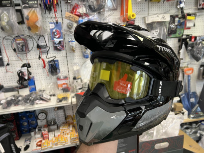 Шлем снегоходный бэккантри CKX TITAN Avid Grey с очками CKX 210° TACTICAL