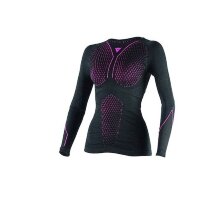 Термокофта женская DAINESE D-CORE THERMO TEE LS - BLACK/FUCHSIA
