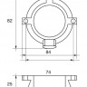 Анод цинковый Polipodio, для УПОК MerCruiser Alpha I Gen II - ME019