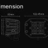 Светодиодная фара Aurora ALO-W1-2-E4T 9V-36V 40W 2.7A