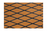 Покрытие палубное EVA, 1900х700х6мм, самоклеющееся, светло-коричневое, тип "D", Marine Rocket