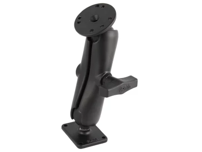 RAM-101U-225 крепление RAM муфта 140 мм, круг, прямоугольник 51х64 мм, шары 38 мм (1,5)