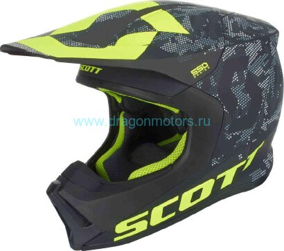 Шлем SCOTT 550 Camo ECE - black/yellow
