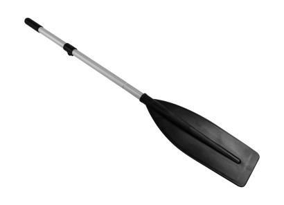 Весло разборное 130 см, широкая лопасть, черное