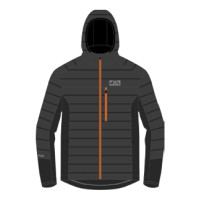 Толстовка FXR Podium Hybrid Char/Orange