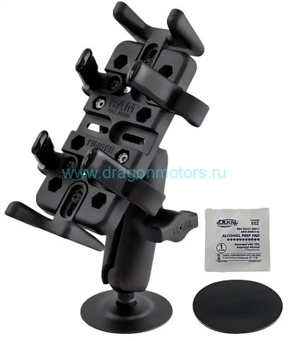 RAP-B-378-UN4 Универсальный держатель RAM Finger-Grip  с липкой гибкой основой