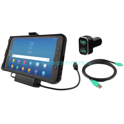 RAM-HOL-SAM7P2-CIGU RAM EZ-Roll'r держатель питания и данных для Samsung Tab Active2 с зарядным
