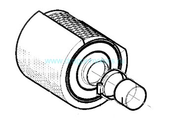 889898001 Фильтр воздушный (в сборе) для MERCRUISER Diesel QSD 4.2L EI/ES/MI/MS OEM: 889898 (Quicksilver)