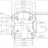 RAM-B-107U универсальное крепление RAM для Humminbird, площадка, муфта 95 мм, шары 25 мм (1)