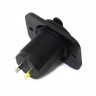 Панель с двойным USB разъемом и подсветкой NEKEKE 12-24V, прямоуг., фронт.: DS2113