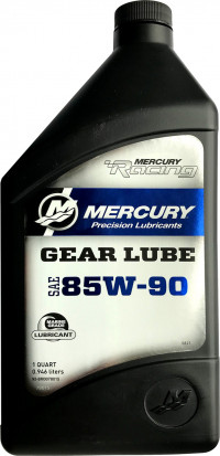 Масло трансмисионное QUICKSILVER Gear Lube Mercury Racing 85W90 SAE 85W-90, полусинтетика 1л