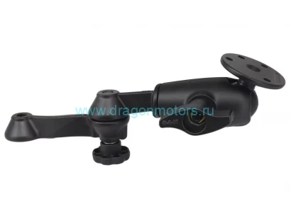 RAM-VB-D-110-1U RAM 12 поворотный рычаг 2 плеча, шар 57 мм (2,25, D), основание 93 мм