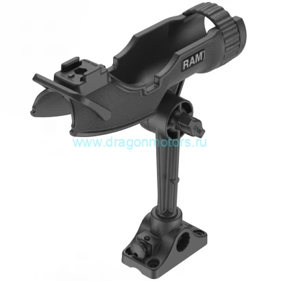 RAP-433-BMP RAM ROD HD Держатель удочки с переборкой / основанием с плоской поверхностью