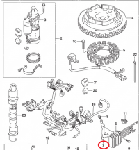 Кронштейн выпрямителя (Bracket, Rectifier) - 32815-89L00-000