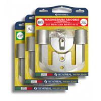 Комплект алюминиевых анодов BRAVO TWO (1989-Н.В.) и BRAVO THREE (1989-2003)