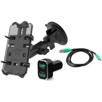 RAM-B-166-PD4-2QCCI RAM Quick-Grip XL на авто для больших смартфонов, муфта 95 мм, шары 25 мм (1)