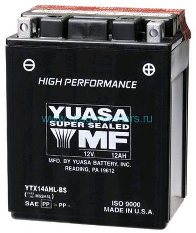 Аккумулятор YUASA (YTX14AHL-BS)