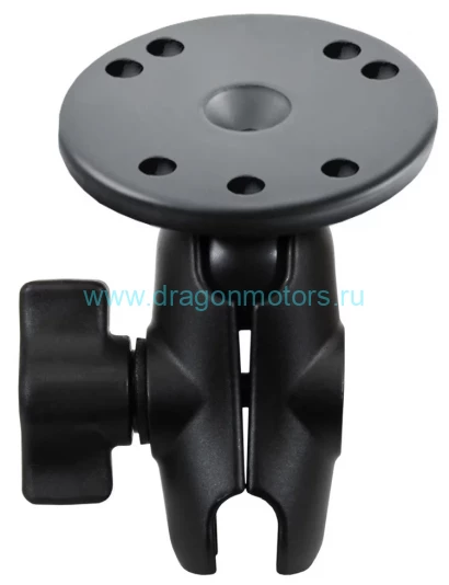 RAM-B-103U-A универсальное крепление RAM, Круглое основание, короткая муфта (60 мм), шар 25 мм (1)