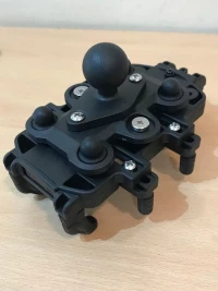 Держатель N-Star AG с демпфером для смартфонов, шар 25 мм (1"). Цвет черный (NSC-AG-VP)