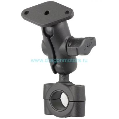 RAM-B-408-75-1-A-238U крепление RAM мото на руль/трубу, муфта 60 мм, ромб