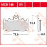 Колодки тормозные (серия Sinter Street SV) MCB748SV