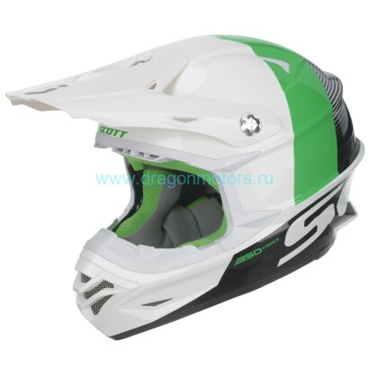 Шлем SCOTT 350 Pro Track ECE - white/green