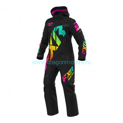 Комбинезон FXR CX без утеплителя - Black/Sherbert