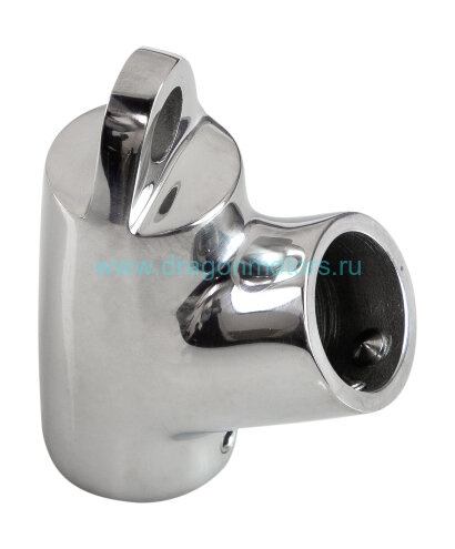 Тройник леера 7/8" (22,2 мм), 60 град с петлей