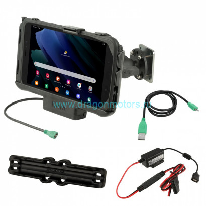Крепление с электропитанием RAM EZ-Roll'r для Samsung Tab Active3 и Tab Active2 (RAM-B-101-225B2-SAM60P-V7B1U)