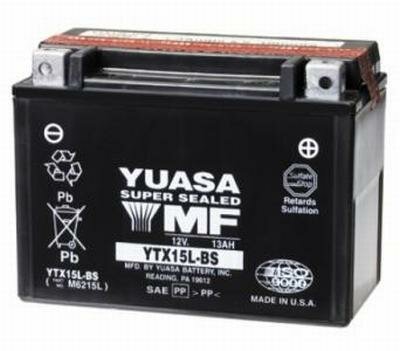 Аккумулятор YUASA (YTX15L-BS)