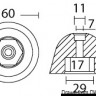 Osculati 43.070.08 - Запасные аноды носовых/кормовых винтов для Vetus - Bow 130/160