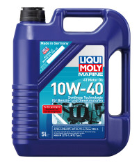 Синтетическое моторное масло LIQUI MOLY Marine 4T Motor Oil 10W-40 для четырехтактных двигателей, 1л (10261503)
