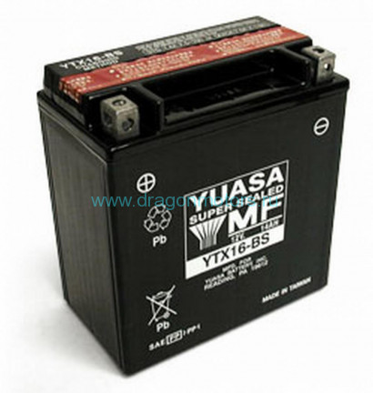 Аккумулятор YUASA (YTX16-BS)
